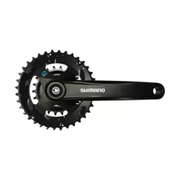 Система велосипедная SHIMANO Altus M315-2, 175мм, 36/22T, для 7/8 скоростей, квадрат, без защиты, черный, EFCM3152E62XL