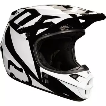 Велошлем Fox V1 Race Helmet, Black