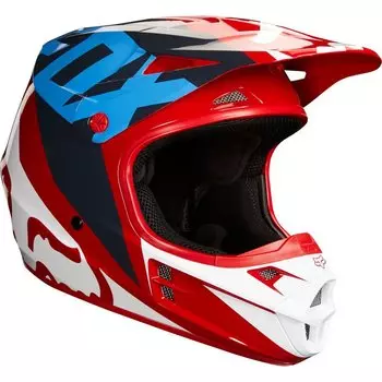 Велошлем Fox V1 Race Helmet, Ece Red, 2018