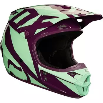 Велошлем Fox V1 Race Helmet, Green, 2018