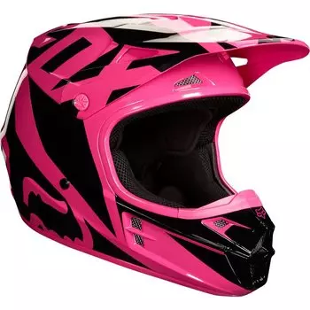 Велошлем Fox V1 Race Helmet, Pink