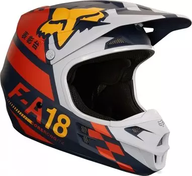 Велошлем Fox V1 Sayak Helmet, Orange