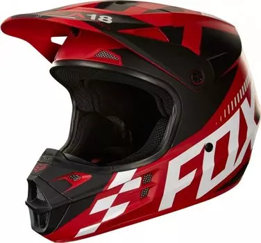 Велошлем Fox V1 Sayak Helmet, Red