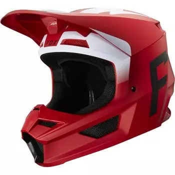 Велошлем Fox V1 Werd Helmet, Flame Red, 2020