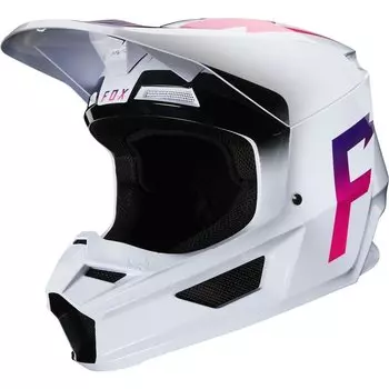 Велошлем Fox V1 Werd Helmet, White, 2020