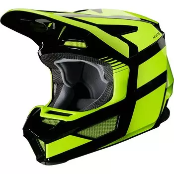 Велошлем Fox V2 Hayl Helmet, Flow Yellow