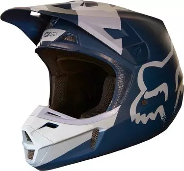 Велошлем Fox V2 Mastar Helmet, Navy