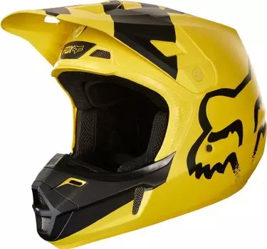 Велошлем Fox V2 Mastar Helmet, Yellow