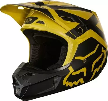 Велошлем Fox V2 Preme Helmet, Dark Yellow