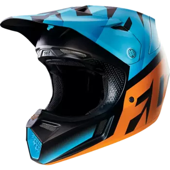 Велошлем Fox V3 Shiv Helmet, Aqua