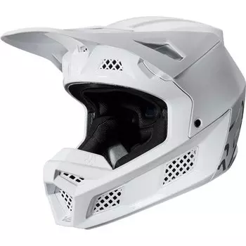 Велошлем Fox V3 Solids Helmet, White/Silver, 2020