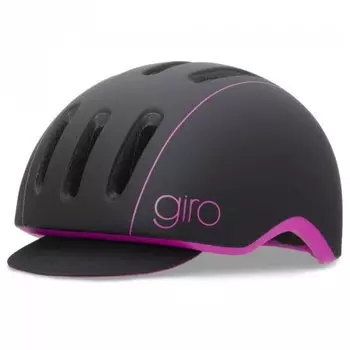 Велошлем Giro REVERB matte black/magenta retro