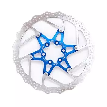 Ротор велосипедный A2Z ATD, 180 мм, 6 болтов, синий, ATD-180-4