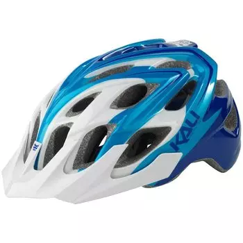 Велошлем KALI Chakra Plus Sonic, бело синий