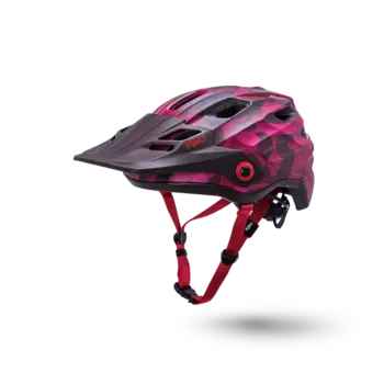Велошлем KALI MAYA 3.0, 12 отверстий, LDL, CF+, камуфляж матовый красный/бордовый, 02-20421246 (Размер: S/M (55-61 см))