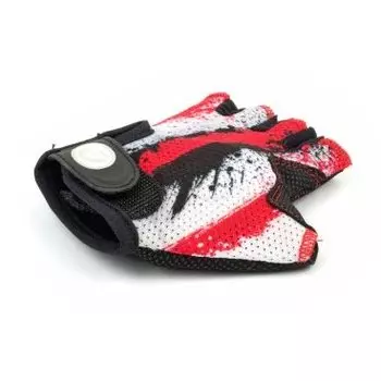 Велоперчатки подростковые AUTHOR X6, красно-белые, 8-7130900