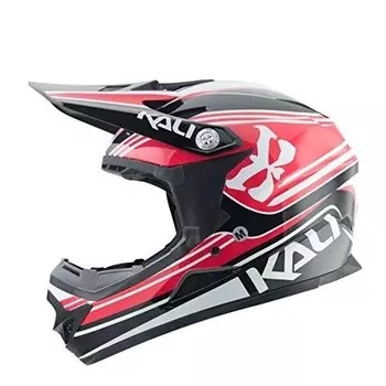 Велошлем KALI Naka Youth Slash, красно-черный