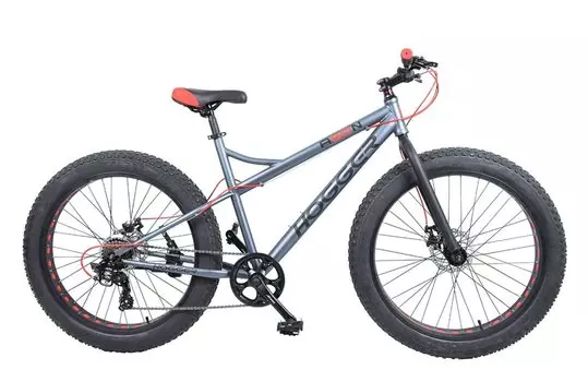 Велосипед HOGGER 26", 7 скоростей, Fat Bike, 2019