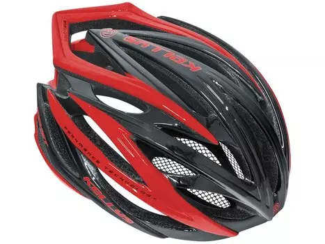 Велошлем KELLYS ROCKET Black-Red, чёрно-красный