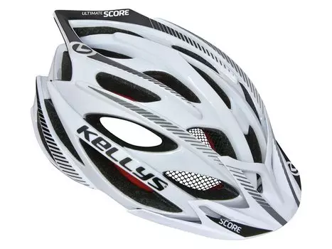Велошлем KELLYS SCORE, белый/черный