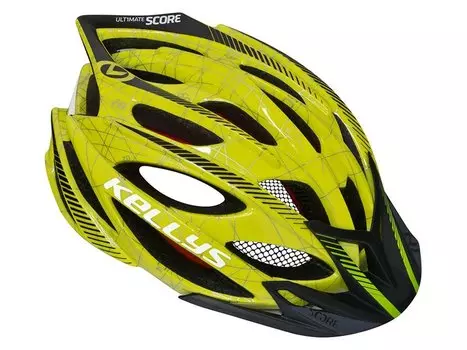 Велошлем KELLYS SCORE, лайм/черный
