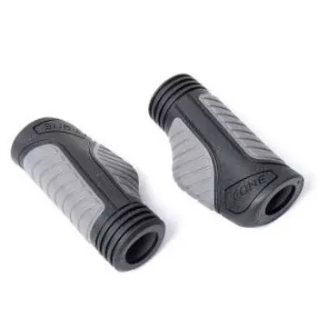 Грипсы велосипедные AUTHOR AGR Ergo 5, 90мм, резина+гель, эргономичные, 2-х компонентные, черно-серые, 8-33551033