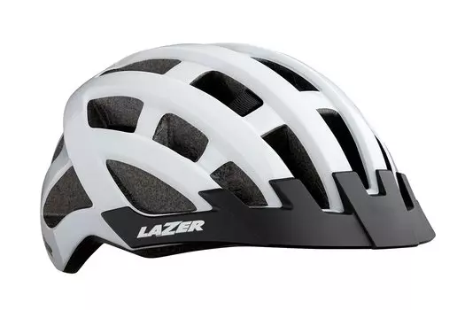 Велошлем Lazer Compact, белый, 2020 (Размер: U (54-61 см))