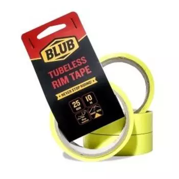 Лента ободная бескамерная Blub Tubeless Rim Tape, 25mm x 10m, blubrimtape10m