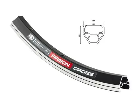 Обод велосипедный AUTHOR Argon X7 Cross, 28", двойной, 622х23,2/18,5х20,7, 32 отверстия, спортниппель, 8-36092011