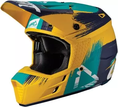 Велошлем Leatt GPX 3.5 Helmet, Gold/Teal