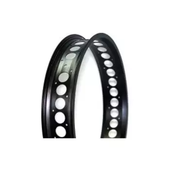 Обод велосипедный 26" TRIX, алюминиевый, для FAT BIKE, одинарный, на 36 спиц, 559х80,5/87х17мм, черный, YKL-N2 26"black
