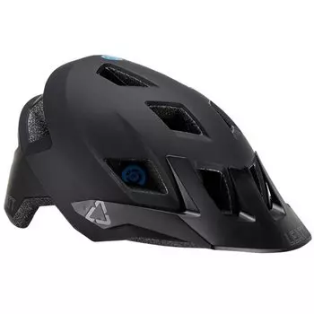 Велошлем Leatt MTB All Mountain 1.0 Helmet, Stealth, 2024, 1023015851 (Размер: M, Цвет: Stealth)