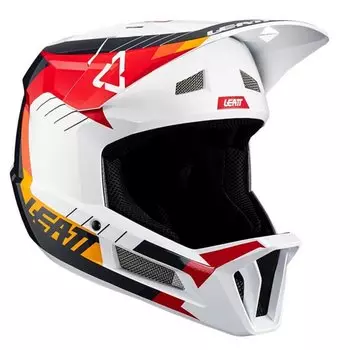 Велошлем Leatt MTB Gravity 2.0 Helmet, White/Red, 2024, 1024120214