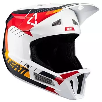 Велошлем Leatt MTB Gravity 2.0 Helmet, White/Red, 2025, 1024120213 (Размер: M, Цвет: White/Red)