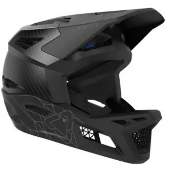 Велошлем Leatt MTB Gravity 6.0 Carbon Helmet, Stealth, 2024, 1023013551