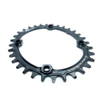 Звезда велосипедная Neutrino, 104bcd, 10/11/12ск, круг, 36t, зеленый, NC10410R36GR