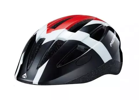 Велошлем Merida Freddy, 50-54cm, черно-красно-белый, 2277006333