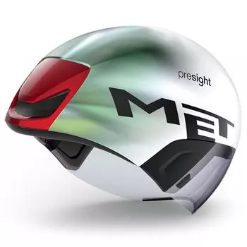 Велошлем Met Codatronca UAE Team, White/Silver, 2024, 3HM119CE00LTE5 (Размер: M, Цвет: White/Silver)