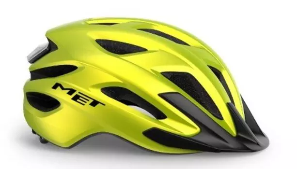 Велошлем Met Crossover Metallic Lime Yellow, 2025, 3HM149CE00XLGI1 (Размер: OS (52-59см))
