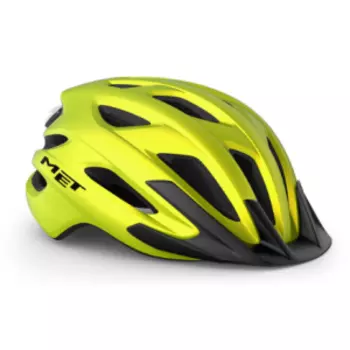 Велошлем Met Crossover MIPS Metallic Lime Yellow, 2025, 3HM151CE00UNGI1