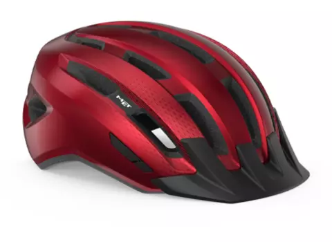 Велошлем Met Downtown Red, 2025, 3HM131CE00MRO1