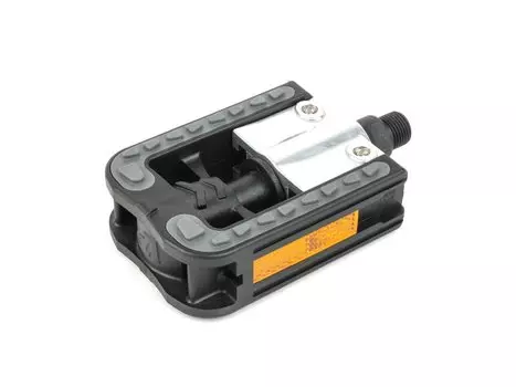 Педали AUTHOR APD-113 SIMPLEX, СКЛАДНЫЕ, алюминий/пластик, черно-серые, 8-34399092