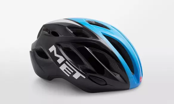 Велошлем Met Idolo Black/Cyan 2020 (Размер: M (52-59 см))
