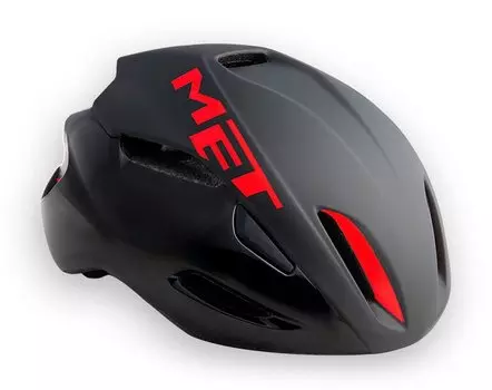 Велошлем Met Manta, черно-красный 2018