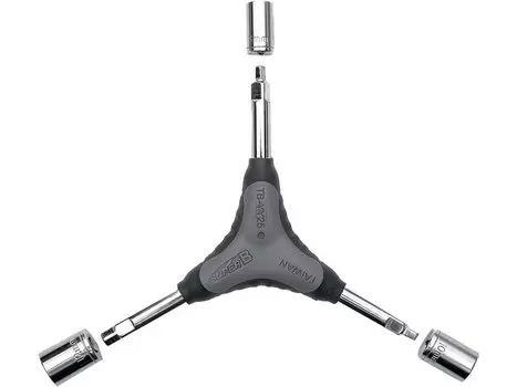 Y-ключ SUPER B (Premium) TB-YY25 Pat, 6 в 1, шестигранники 4/5/6мм, торцевые 8/10/12мм, TB-YY25