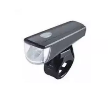 Фара велосипедная Vinca Sport, передняя, силиконовое крепление, с батарейками, 2 режима работы, VL 7036