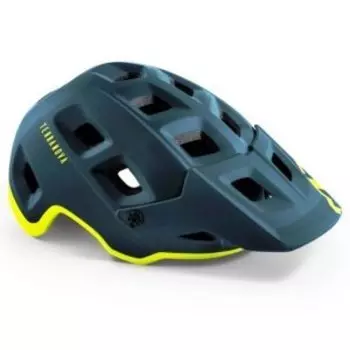 Велошлем Met Terranova, сине-желтый, 2020
