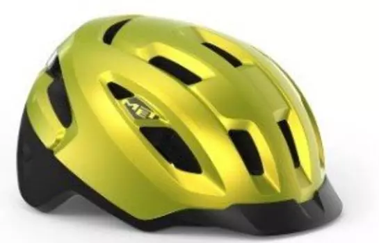Велошлем Met Urbex MIPS Metallic Lime Yellow, 2025, 3HM140CE00LGI1 (L (58-61см))