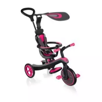 Беговел-трансформер Globber TRIKE EXPLORER (4 IN 1), розовый, 2020