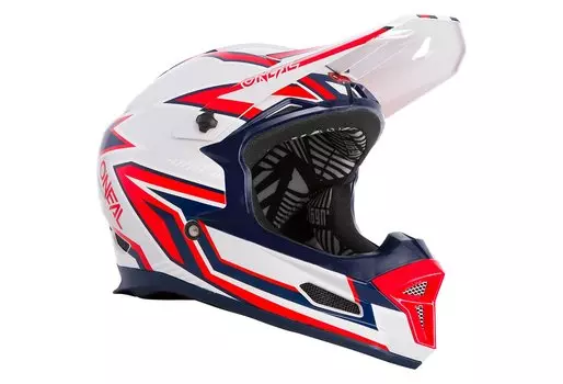 Велошлем O'Neal FURY RAPID, silver/red (Размер: L (59/60cm))